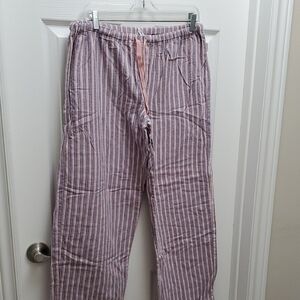 🌻 3 / $ 20 Calvin Klein Pink and White Striped Pyjama Bottoms